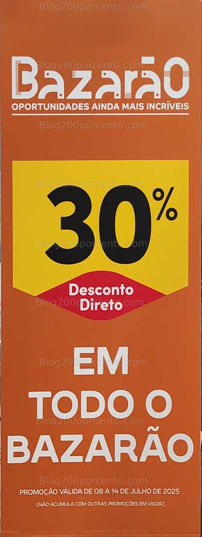 ALERTA - 30% de desconto CONTINENTE Bazarão Promoções de 8 a 14 julho