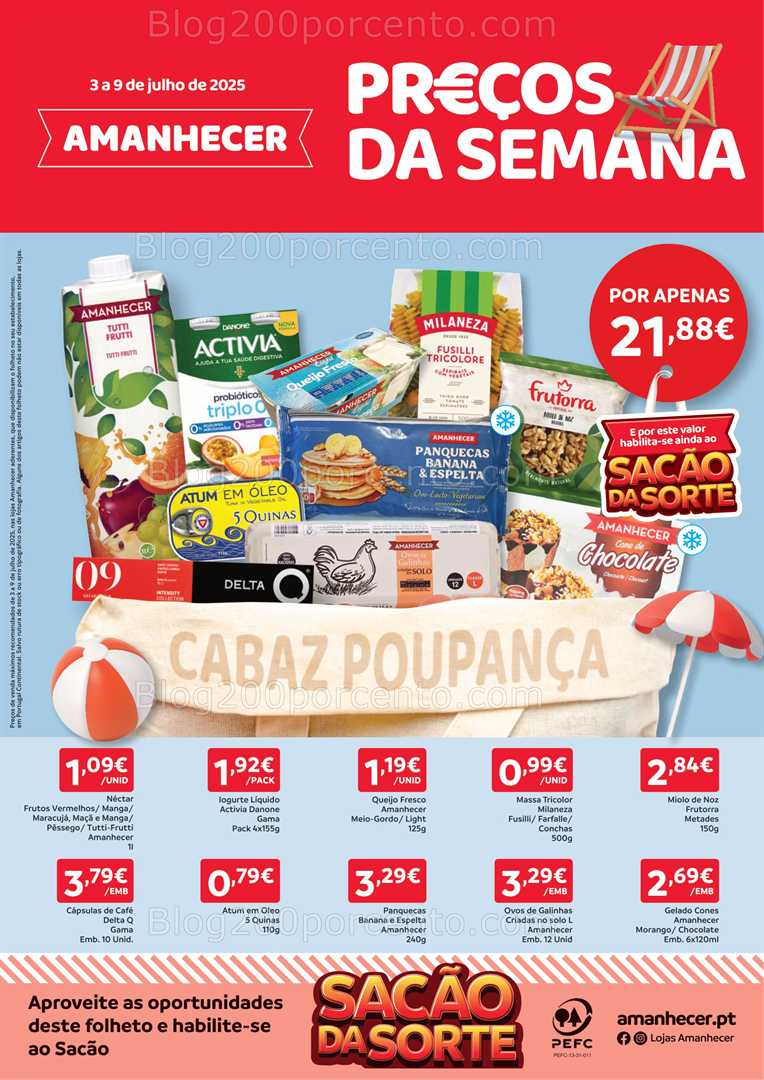 Antevisão Folheto AMANHECER Promoções de 3 a 9 julho all