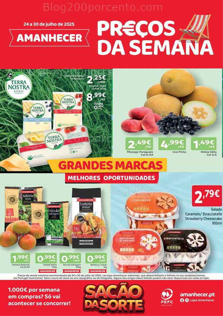 Antevisão Folheto AMANHECER Promoções 24 a 30 julho all