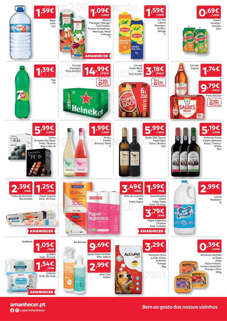 Antevisão Folheto AMANHECER Promoções 24 a 30 julho all