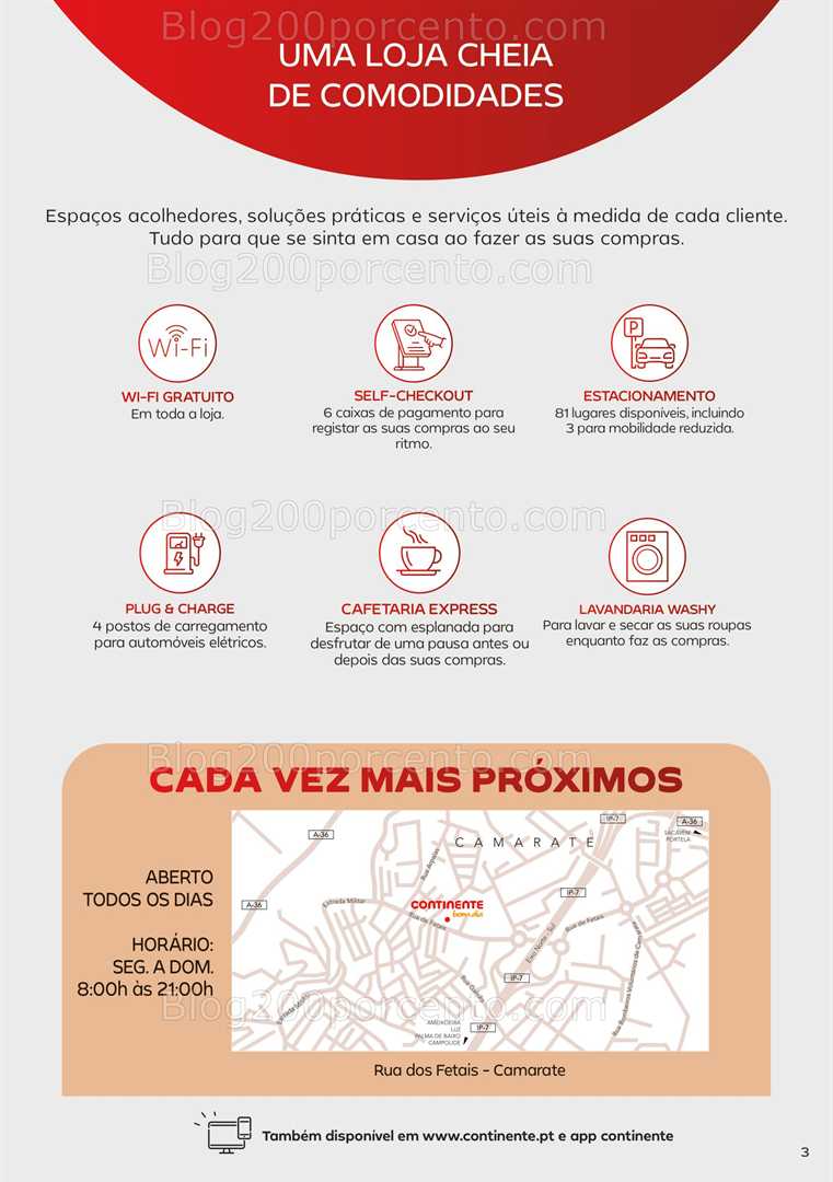 Antevisão Folheto CONTINENTE Abertura Camarate Promoções de 8 a 21 julho