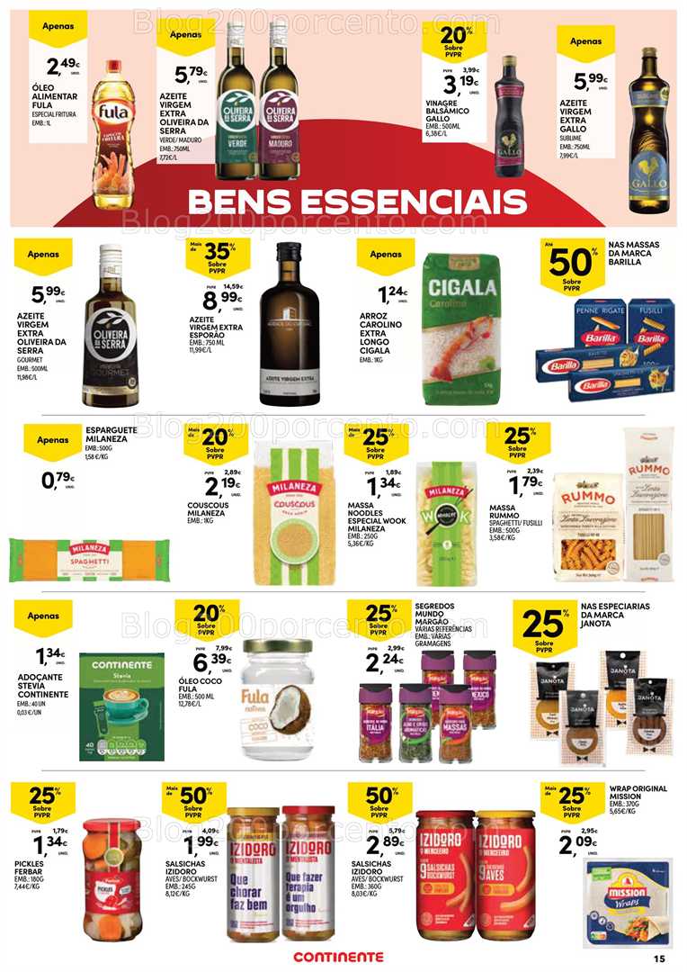 Antevisão Folheto CONTINENTE Açores Promoções de 10 a 23 julho