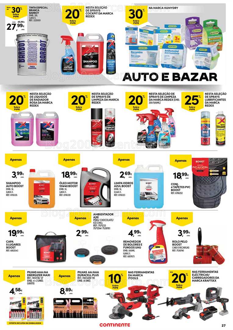 Antevisão Folheto CONTINENTE Açores Promoções de 10 a 23 julho