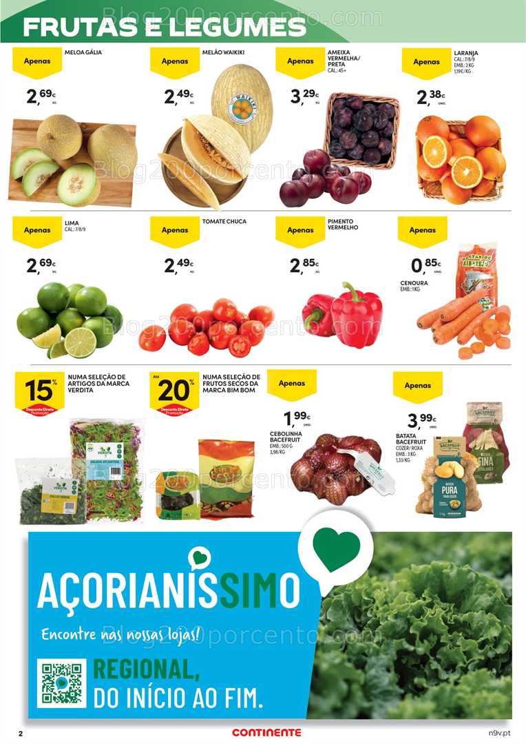Antevisão Folheto CONTINENTE Açores Promoções de 24 julho a 6 agosto all