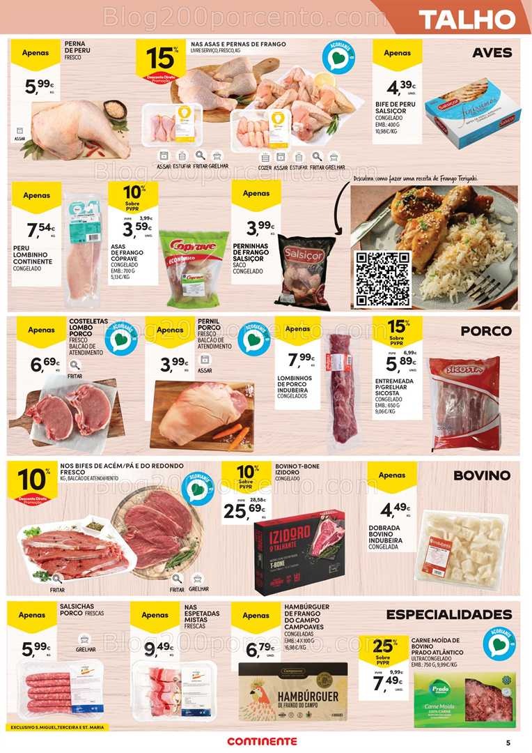 Antevisão Folheto CONTINENTE Açores Promoções de 24 julho a 6 agosto all