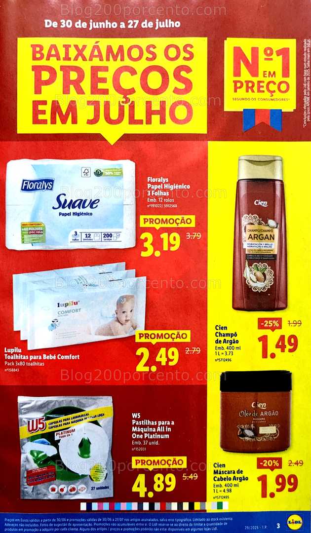Antevisão Folheto LIDL Baixa de Preços Promoções até 27 julho baixa de preços
