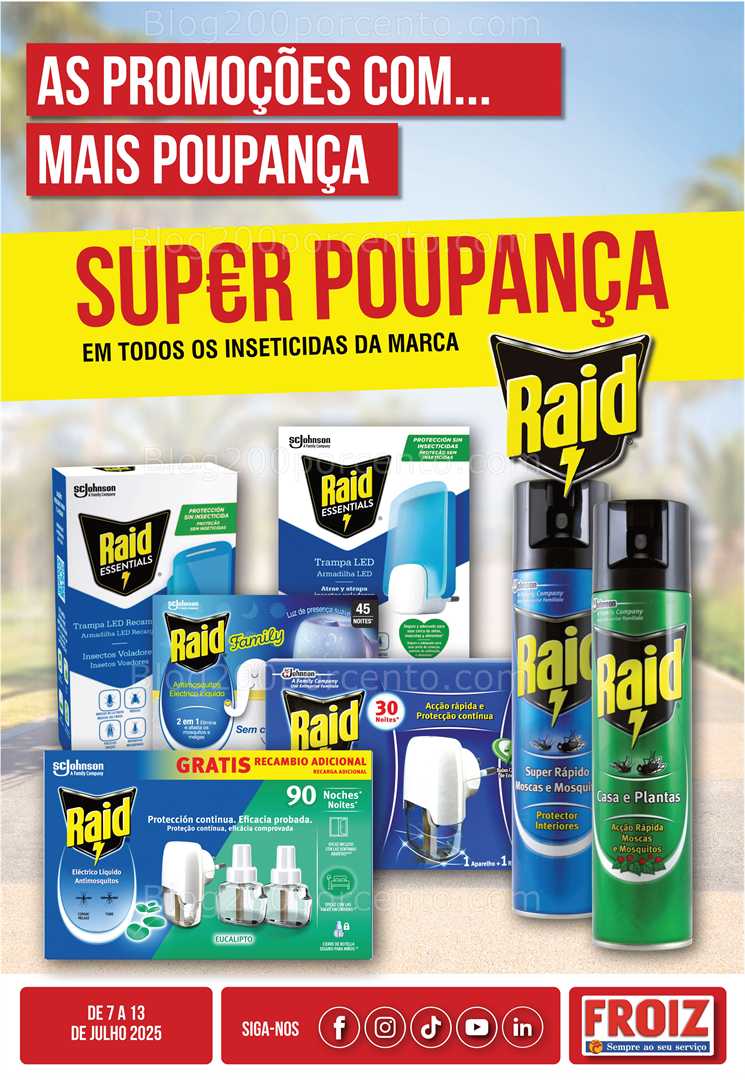 Antevisão Folheto FROIZ Promoções de 7 a 13 julho all