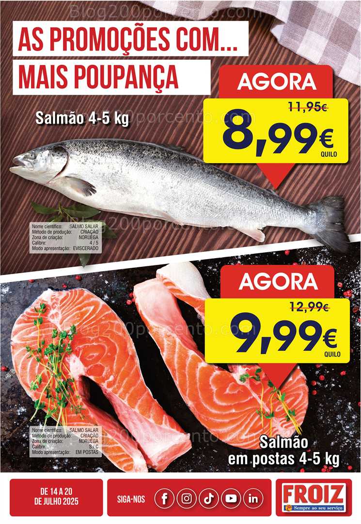 Antevisão Folheto FROIZ Promoções de 14 a 20 julho all