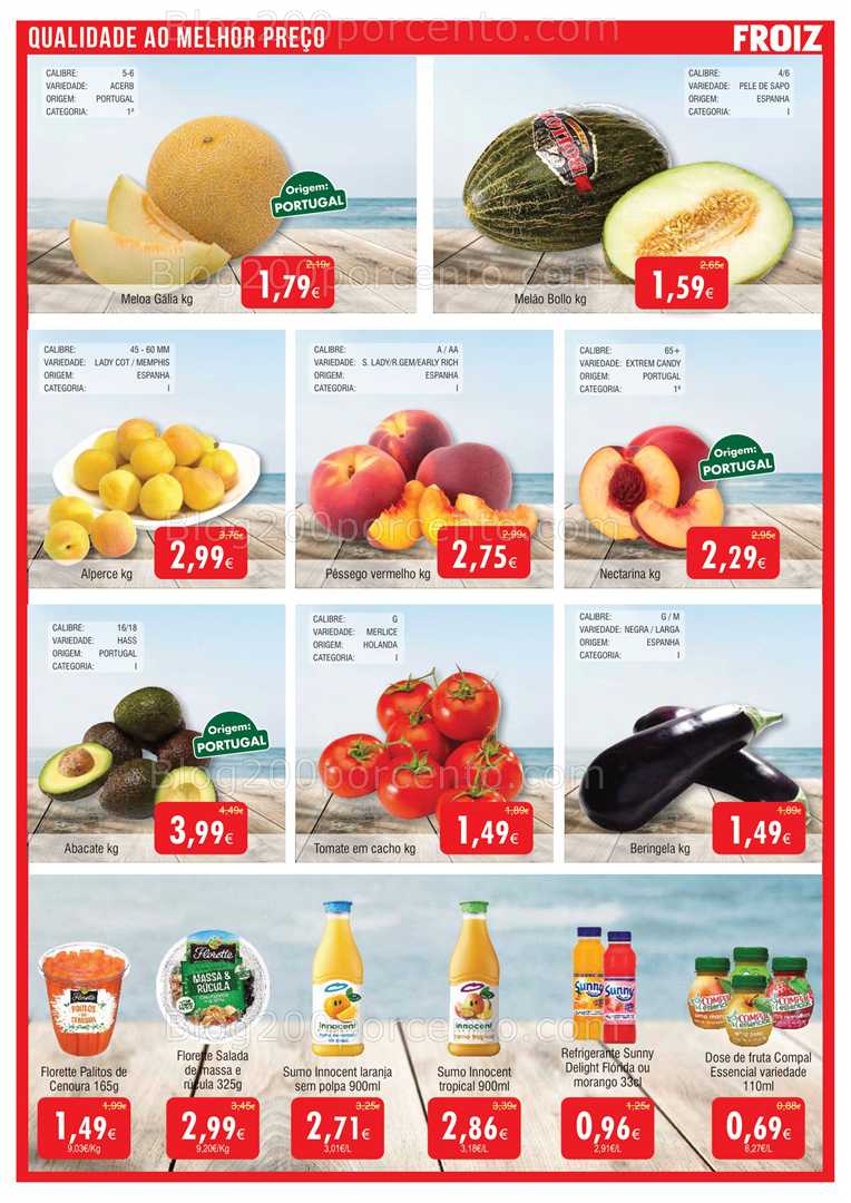 Antevisão Folheto FROIZ Promoções 23 julho a 12 agosto all