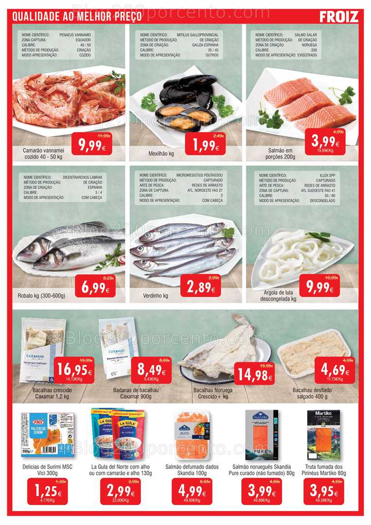 Antevisão Folheto FROIZ Promoções 23 julho a 12 agosto all