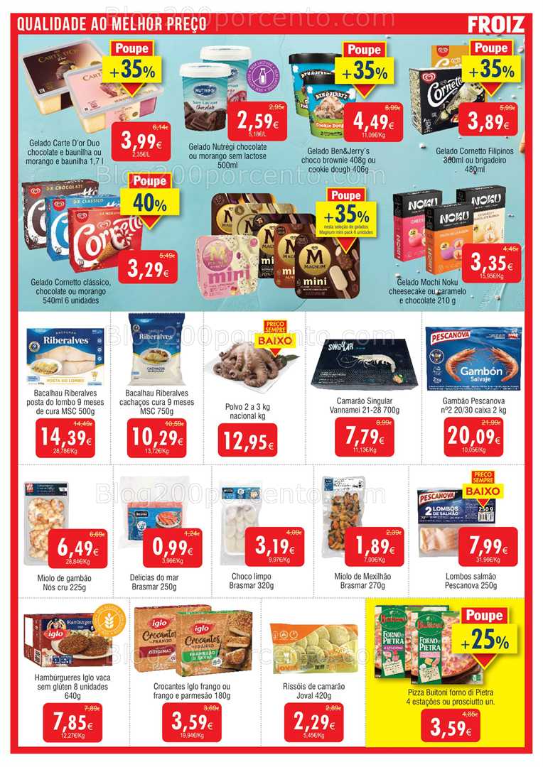 Antevisão Folheto FROIZ Promoções 23 julho a 12 agosto all