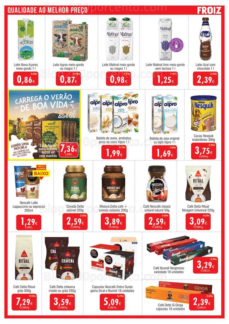 Antevisão Folheto FROIZ Promoções 23 julho a 12 agosto all