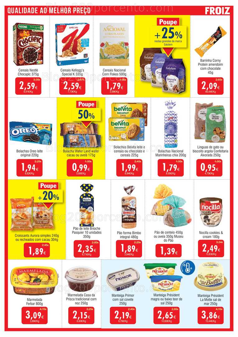 Antevisão Folheto FROIZ Promoções 23 julho a 12 agosto all