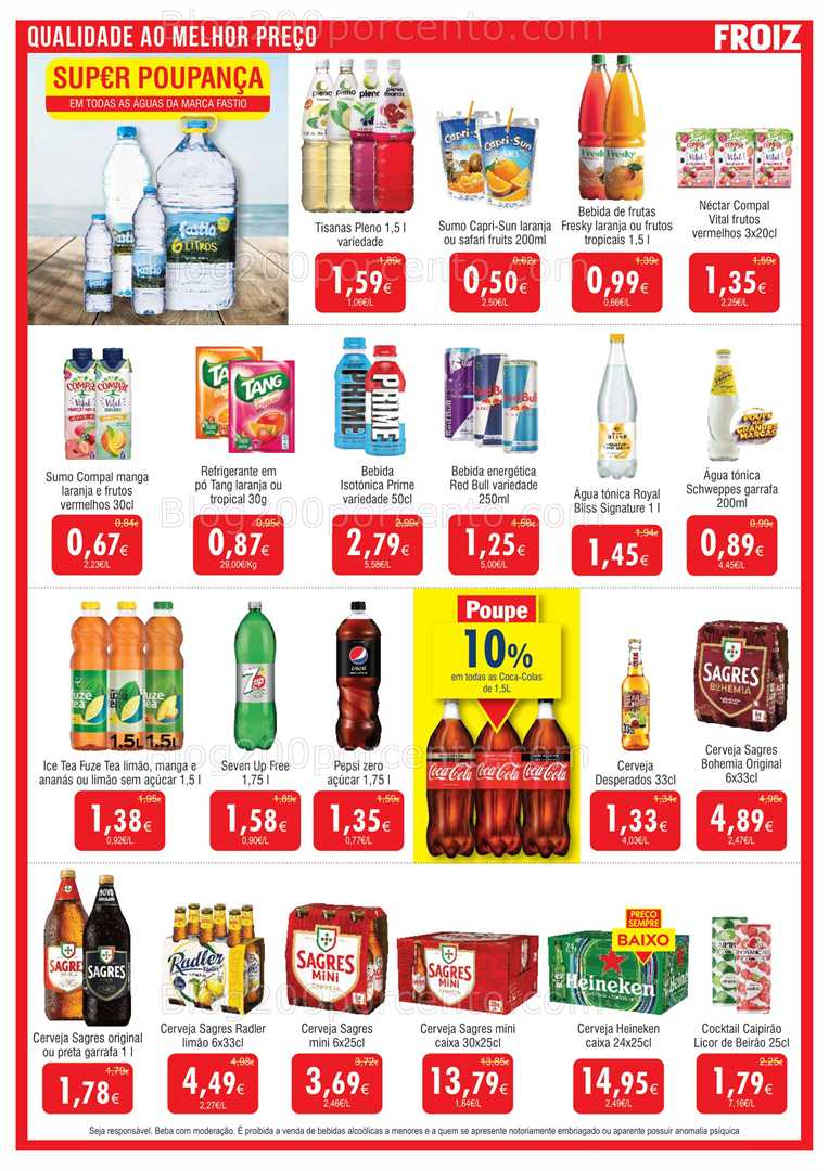 Antevisão Folheto FROIZ Promoções 23 julho a 12 agosto all