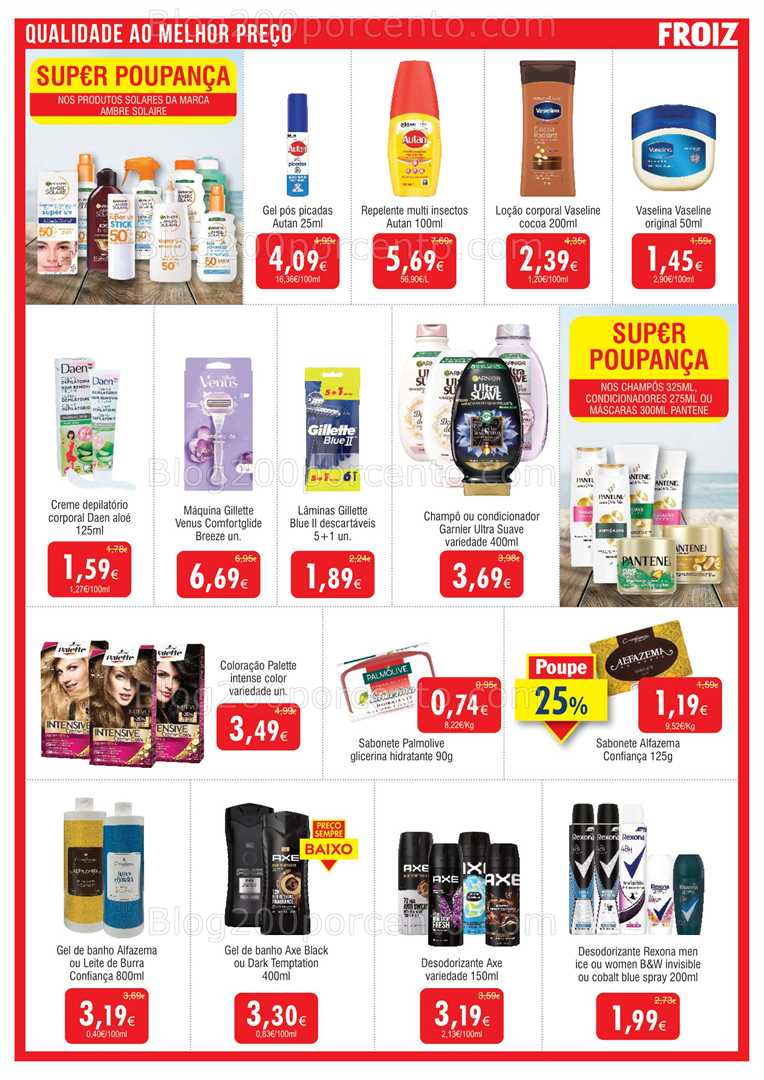 Antevisão Folheto FROIZ Promoções 23 julho a 12 agosto all