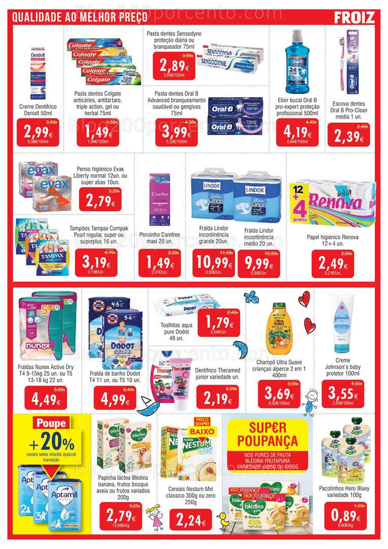 Antevisão Folheto FROIZ Promoções 23 julho a 12 agosto all