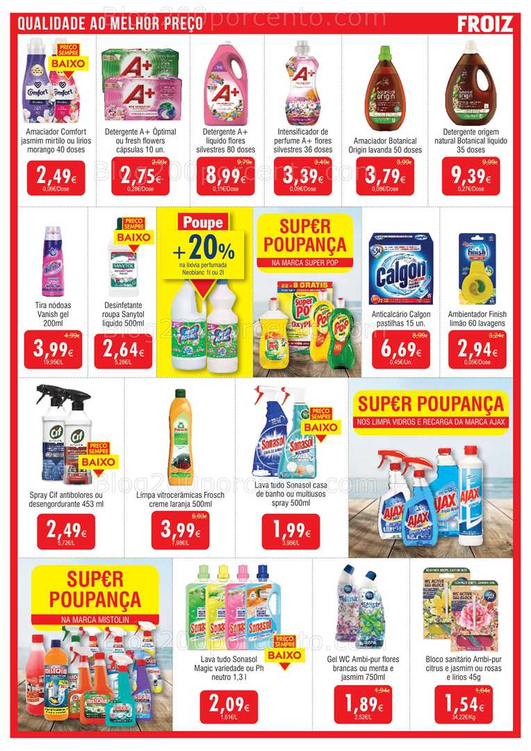 Antevisão Folheto FROIZ Promoções 23 julho a 12 agosto all