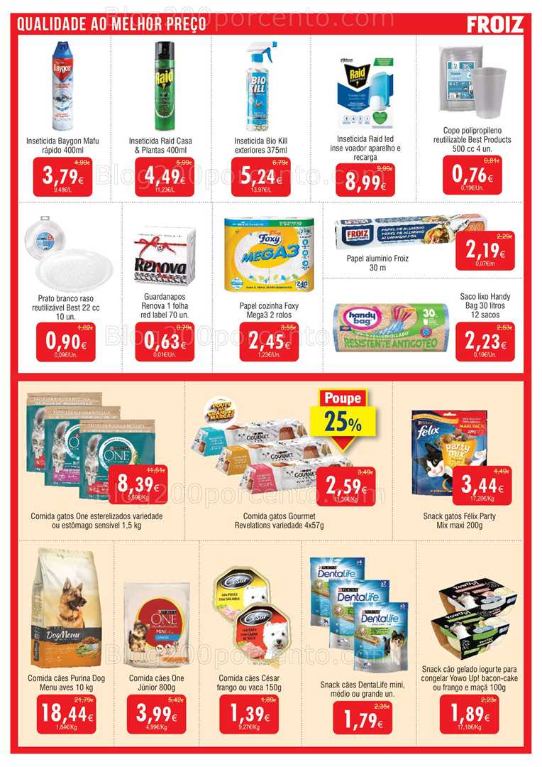 Antevisão Folheto FROIZ Promoções 23 julho a 12 agosto all