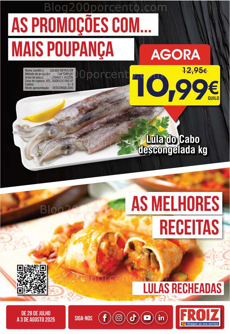Antevisão Folheto FROIZ Promoções de 28 julho a 3 agosto all