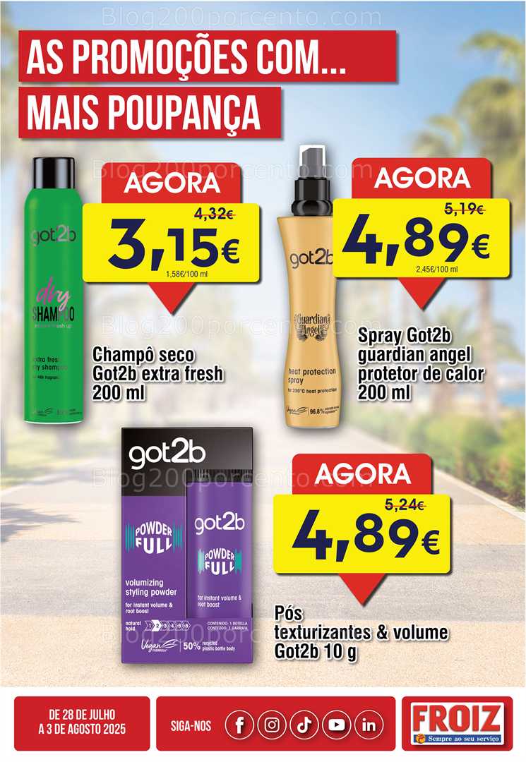 Antevisão Folheto FROIZ Promoções de 28 julho a 3 agosto all
