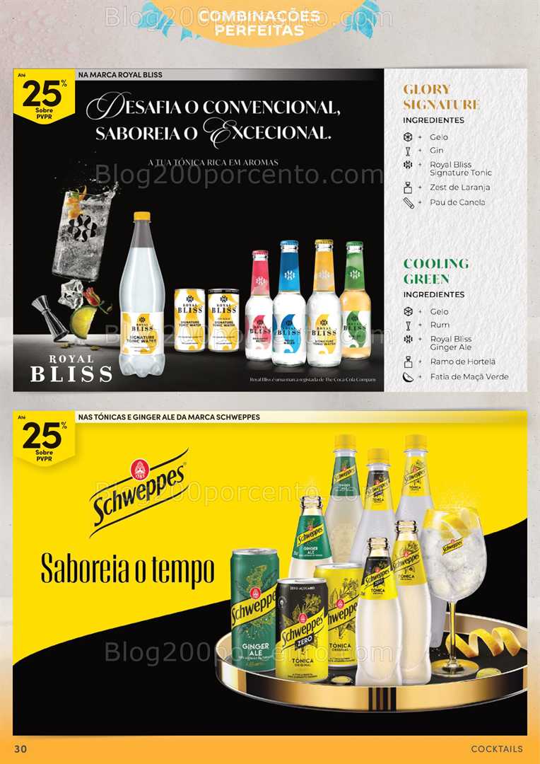 Antevisão Folheto CONTINENTE Cocktails - 15 julho a 10 agosto