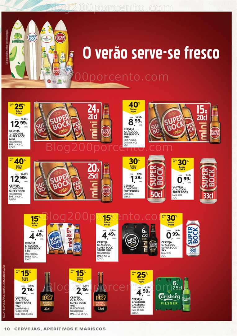 Antevisão Folheto CONTINENTE Açores Verão Extra Promoções - 8 a 28 julho
