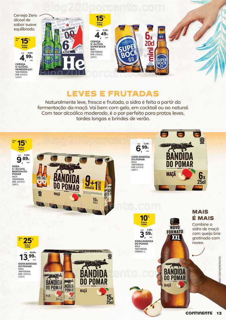 Antevisão Folheto CONTINENTE Açores Verão Extra Promoções - 8 a 28 julho
