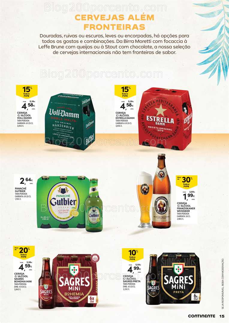 Antevisão Folheto CONTINENTE Açores Verão Extra Promoções - 8 a 28 julho