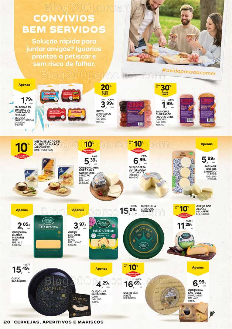 Antevisão Folheto CONTINENTE Açores Verão Extra Promoções - 8 a 28 julho