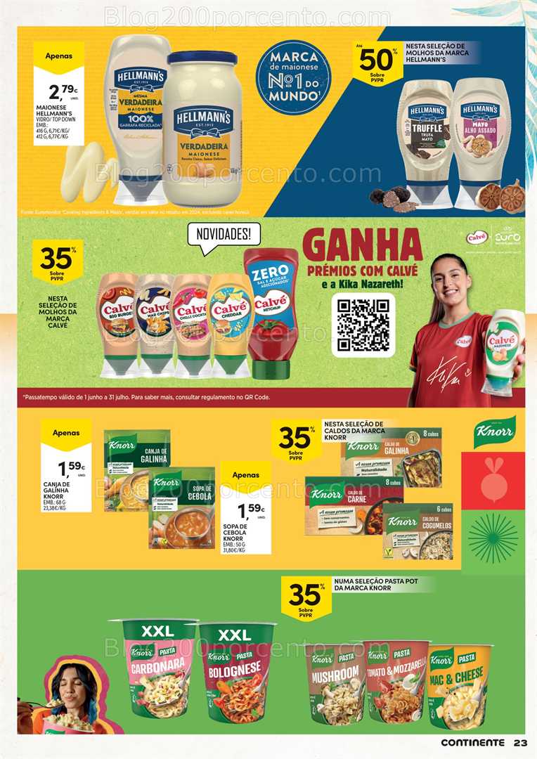 Antevisão Folheto CONTINENTE Açores Verão Extra Promoções - 8 a 28 julho