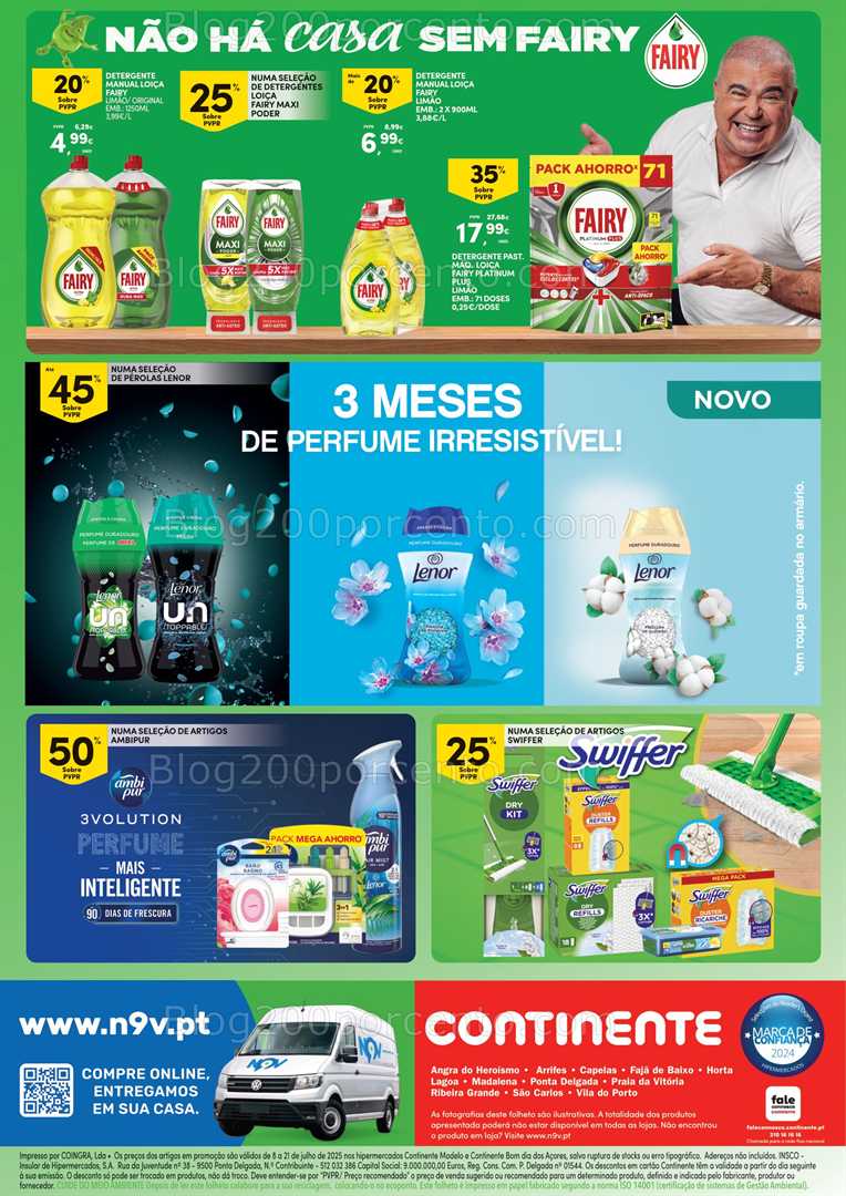 Antevisão Folheto CONTINENTE Açores Extra Promoções - 8 a 21 julho