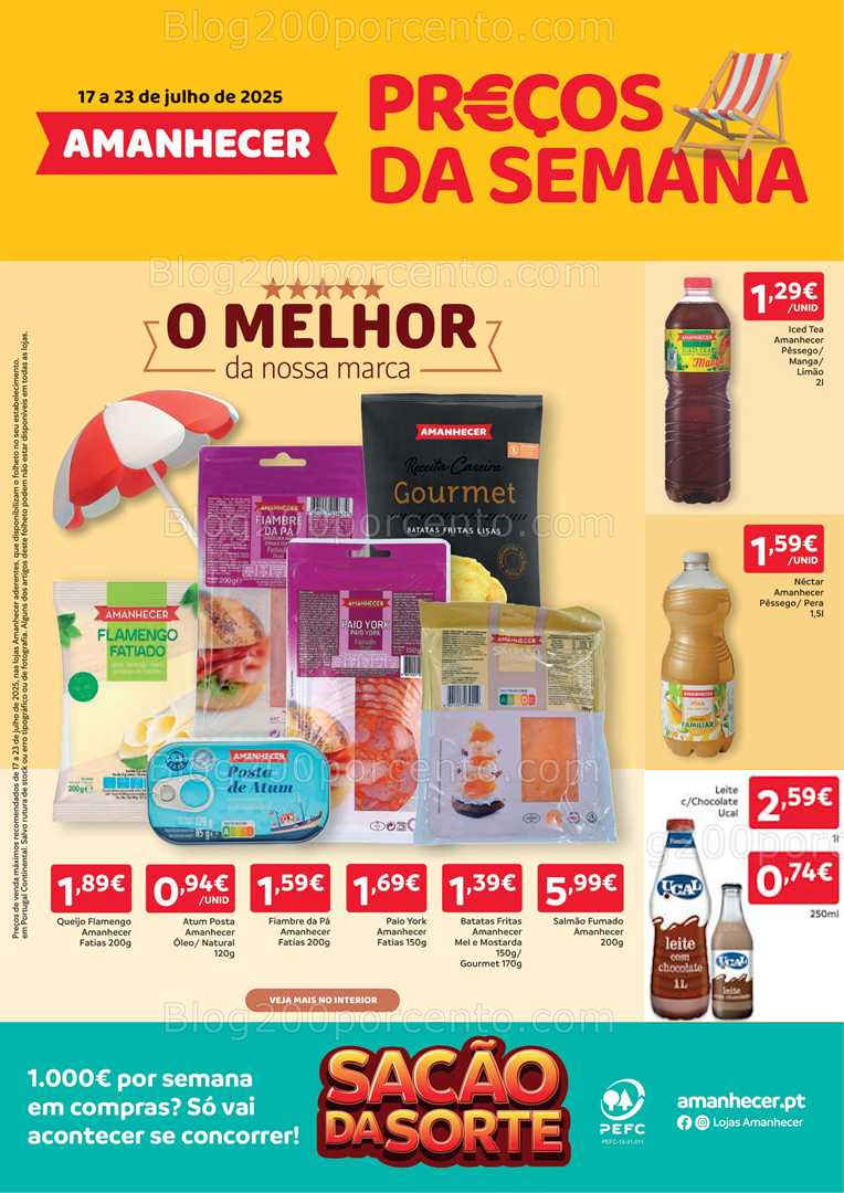 Antevisão Folheto AMANHECER Promoções de 17 a 23 julho
