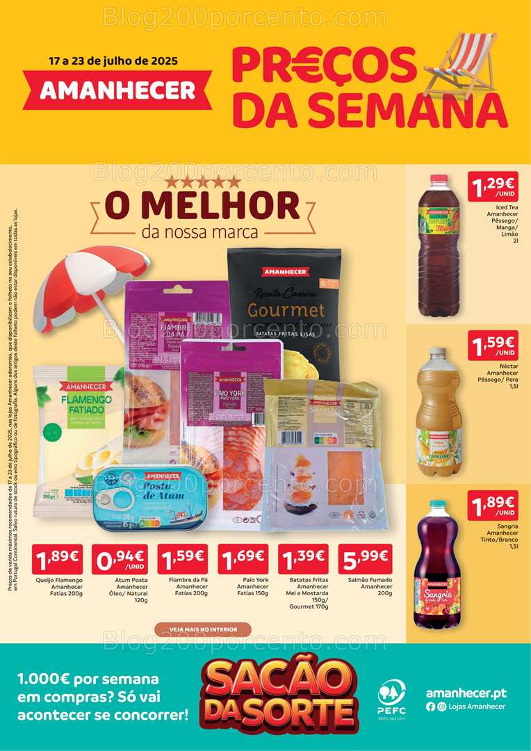 Antevisão Folheto AMANHECER Promoções de 17 a 23 julho
