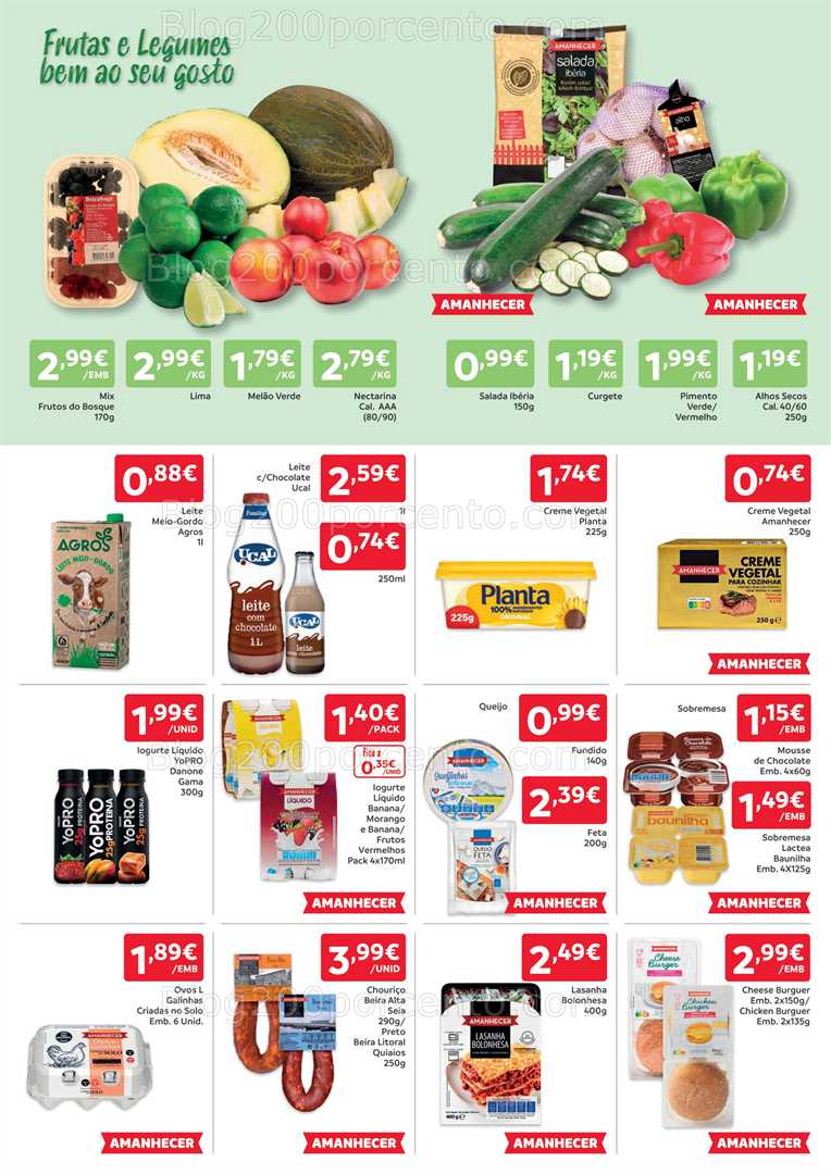 Antevisão Folheto AMANHECER Promoções de 17 a 23 julho