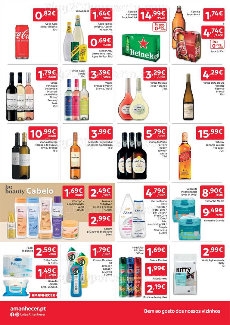 Antevisão Folheto AMANHECER Promoções de 17 a 23 julho
