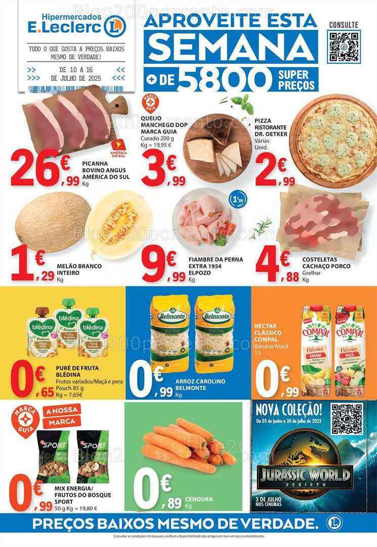 Antevisão Folheto E-LECLERC Promoções de 10 a 16 julho all
