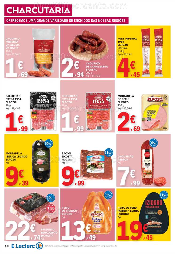 Antevisão Folheto E-LECLERC Promoções de 10 a 16 julho all