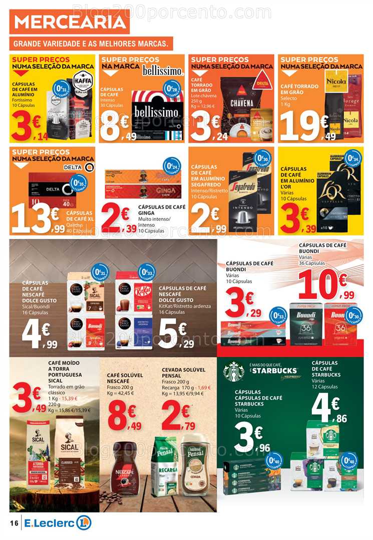 Antevisão Folheto E-LECLERC Promoções de 10 a 16 julho all