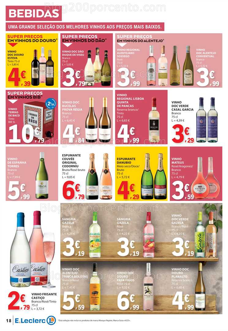 Antevisão Folheto E-LECLERC Promoções de 10 a 16 julho all