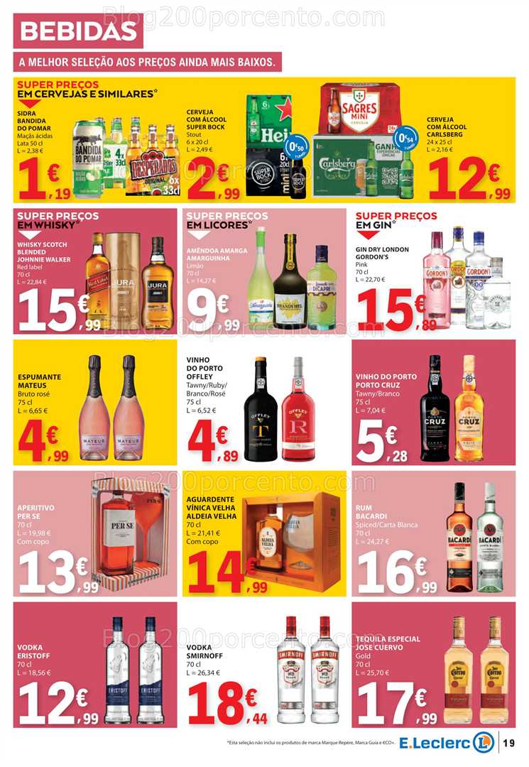 Antevisão Folheto E-LECLERC Promoções de 10 a 16 julho all