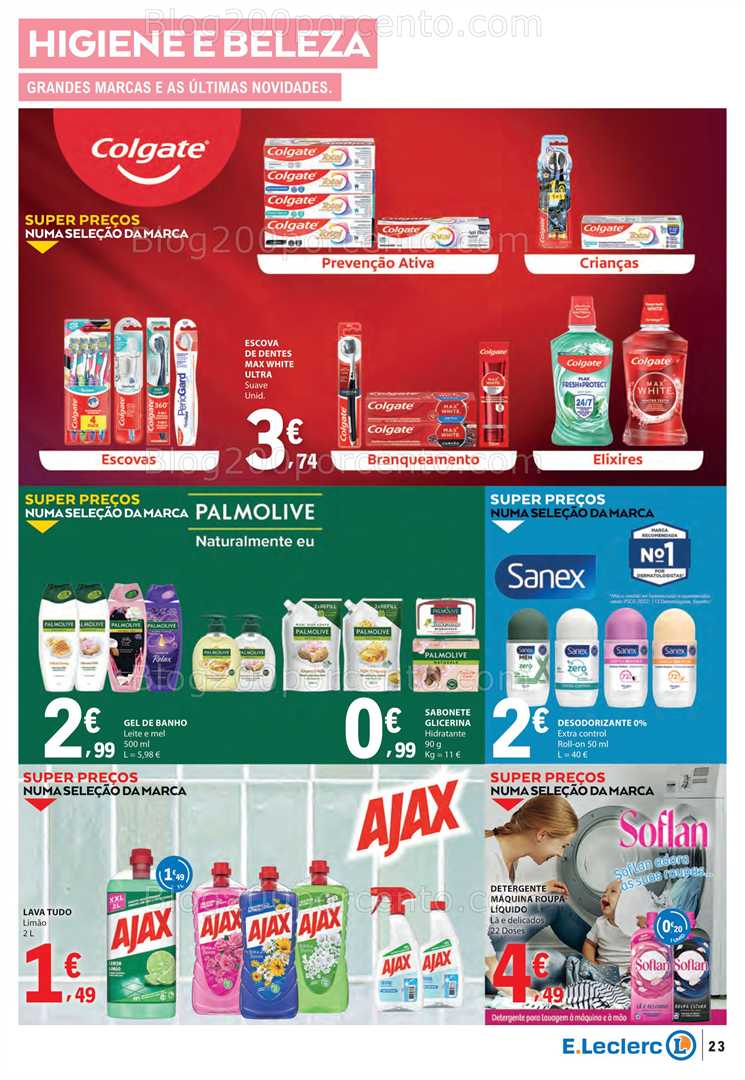 Antevisão Folheto E-LECLERC Promoções de 10 a 16 julho all