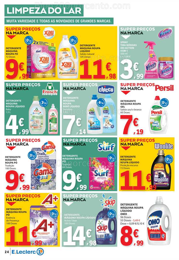Antevisão Folheto E-LECLERC Promoções de 10 a 16 julho all