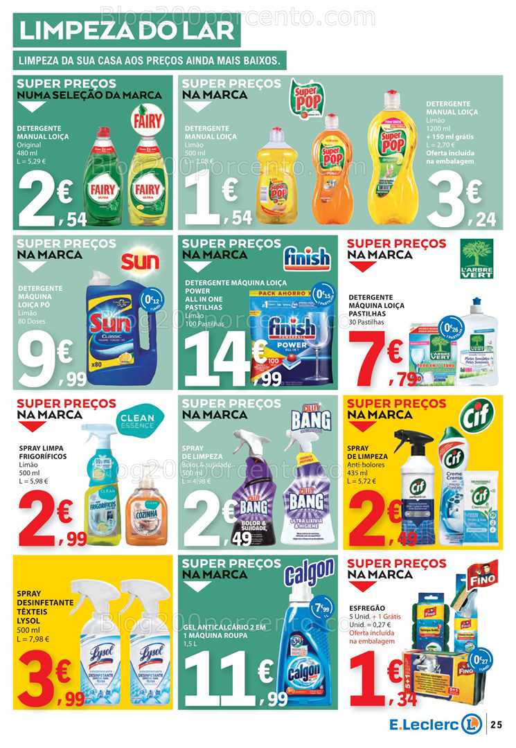 Antevisão Folheto E-LECLERC Promoções de 10 a 16 julho all