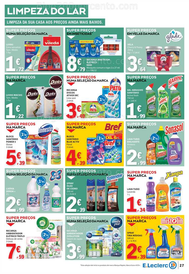 Antevisão Folheto E-LECLERC Promoções de 10 a 16 julho all