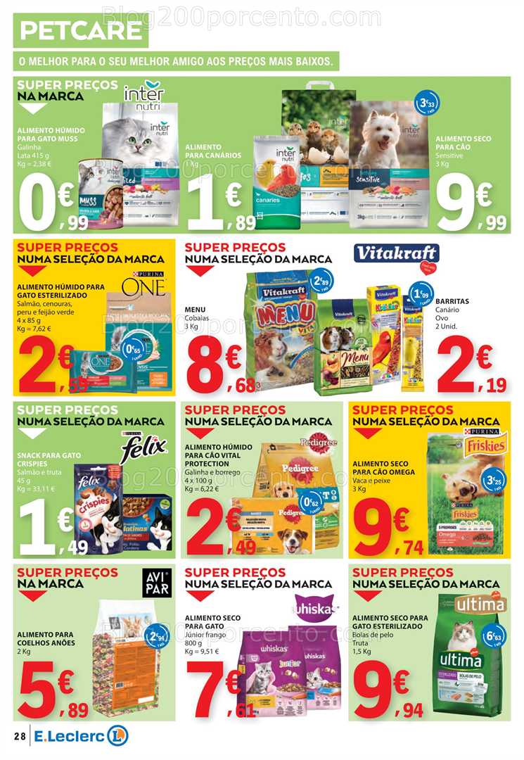 Antevisão Folheto E-LECLERC Promoções de 10 a 16 julho all