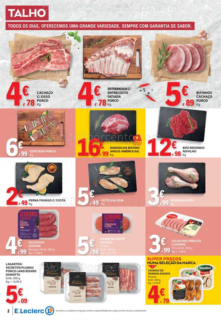 Antevisão Folheto E-LECLERC Promoções de 10 a 16 julho all