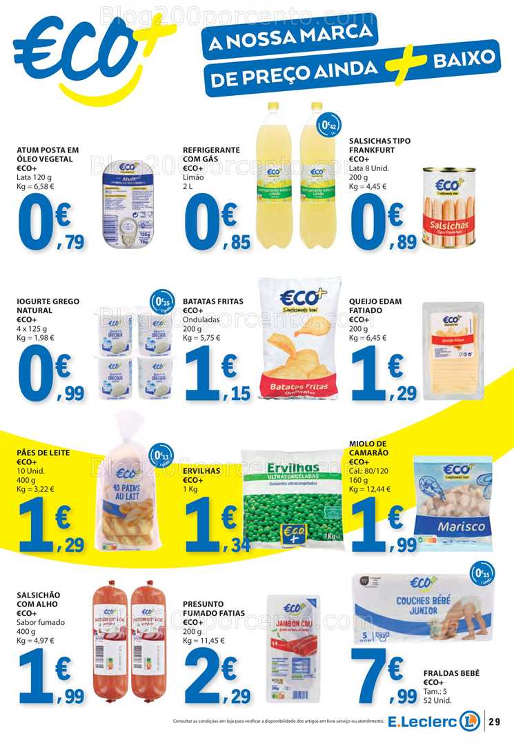 Antevisão Folheto E-LECLERC Promoções de 10 a 16 julho all
