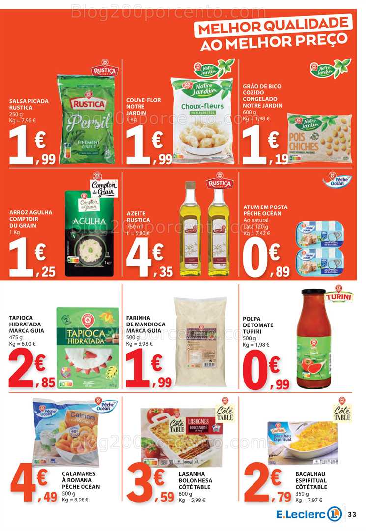 Antevisão Folheto E-LECLERC Promoções de 10 a 16 julho all