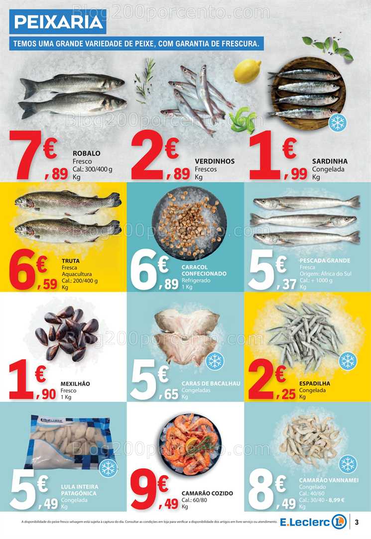 Antevisão Folheto E-LECLERC Promoções de 10 a 16 julho all