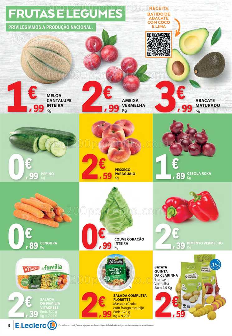 Antevisão Folheto E-LECLERC Promoções de 10 a 16 julho all